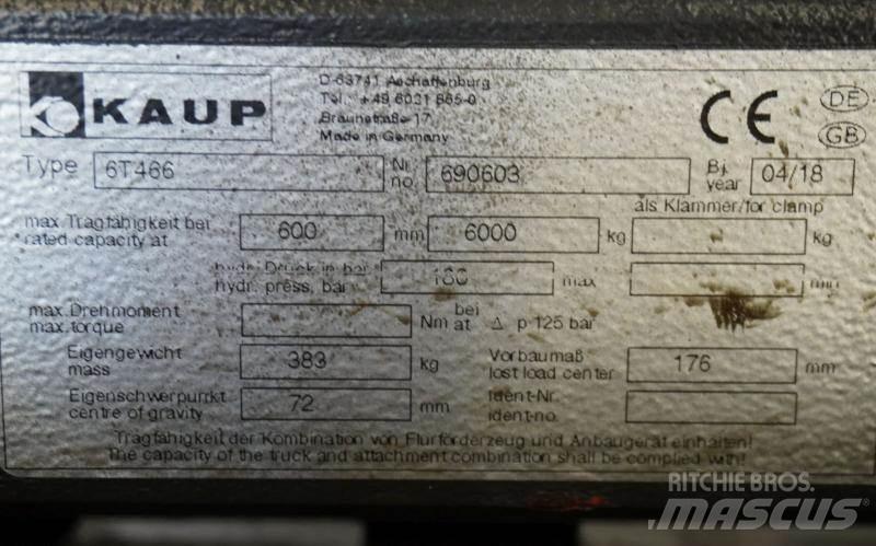 Kaup 6T466 Other attachments and components