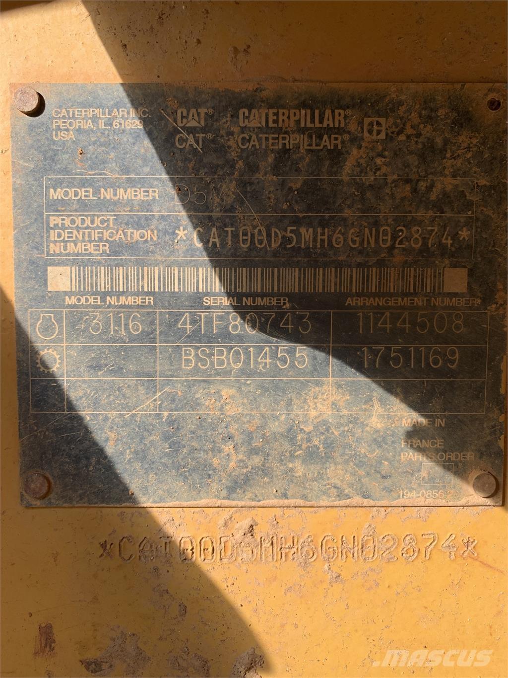 CAT D5M Construction - Others