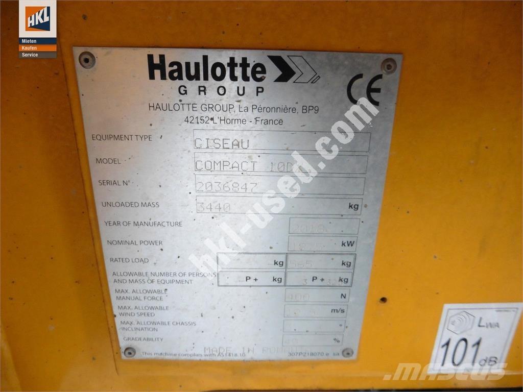 Haulotte COMPACT 10 DX Construction - Others