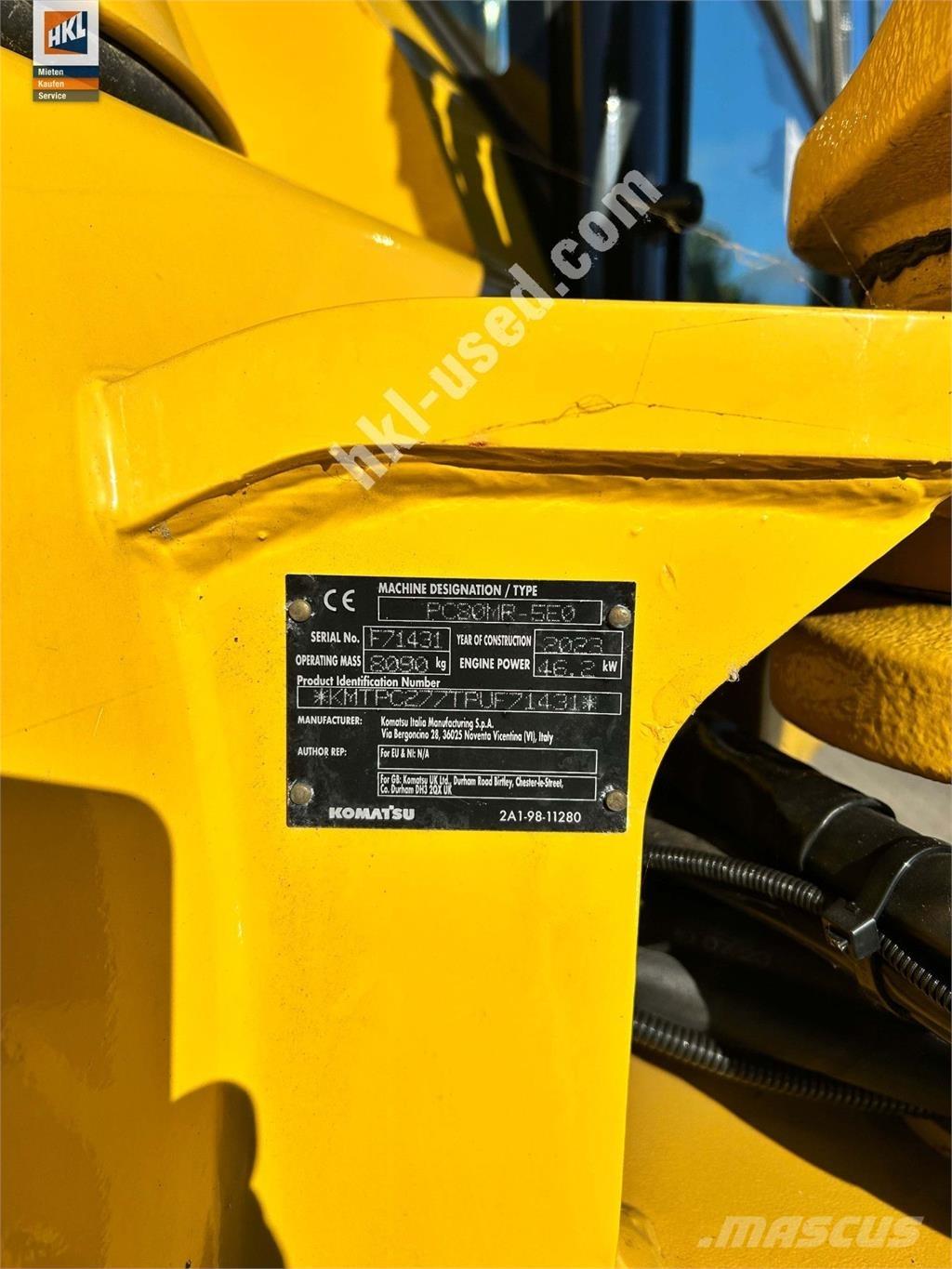 Komatsu PC 80 MR-5 Mini excavators < 7t (Mini diggers)