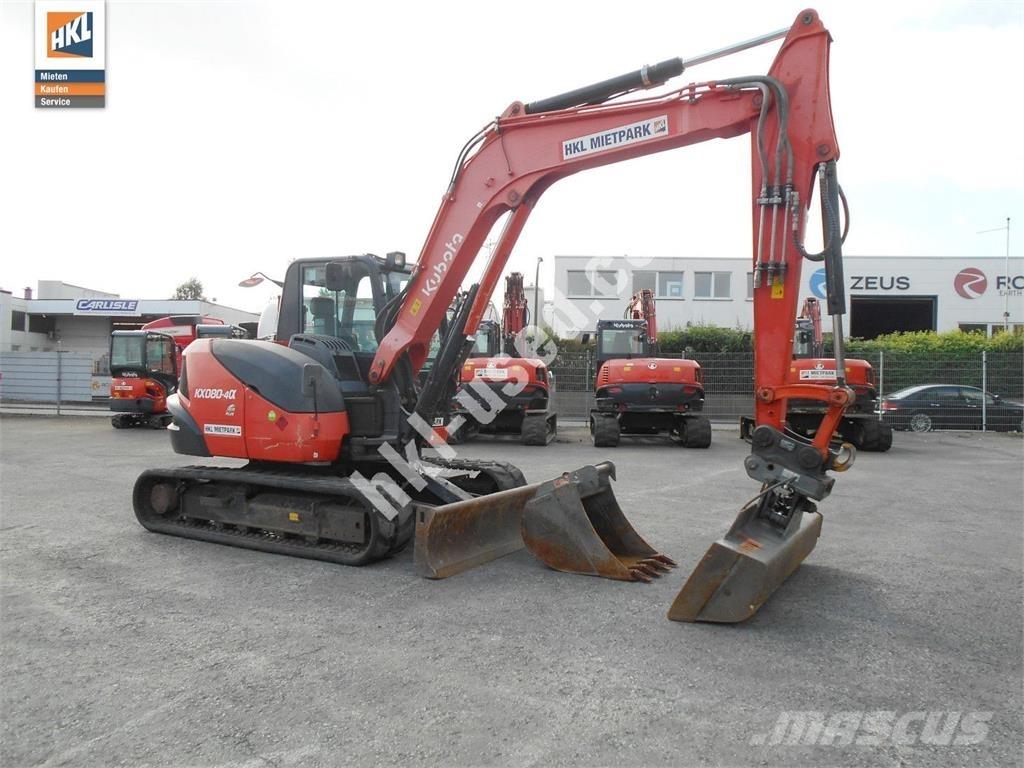 Kubota KX 080-4 Mini excavators < 7t (Mini diggers)