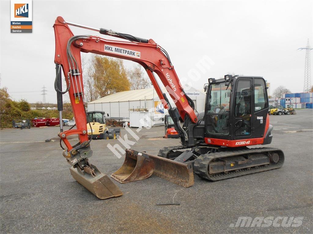 Kubota KX 080-4 Mini excavators < 7t (Mini diggers)