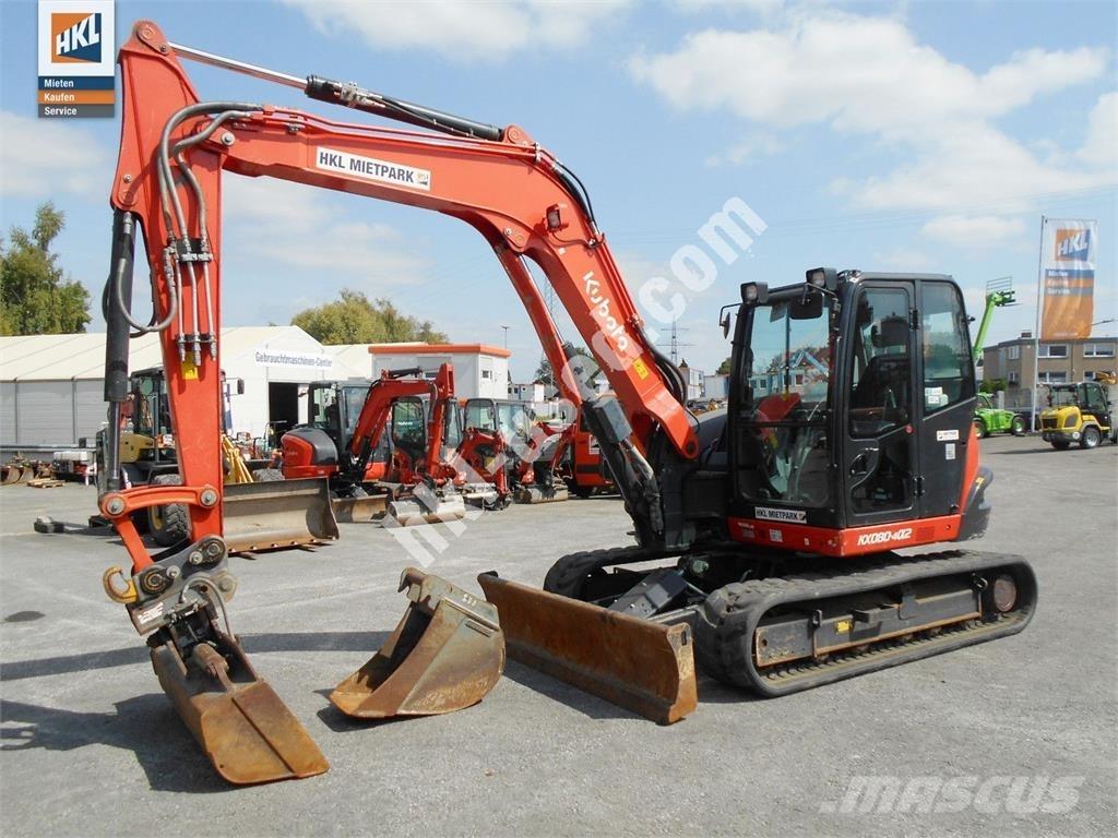 Kubota KX 080-4 Mini excavators < 7t (Mini diggers)