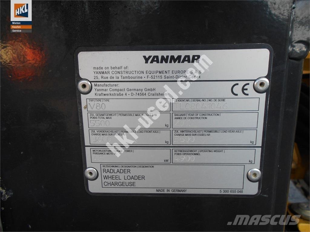 Yanmar V 80 Wheel loaders