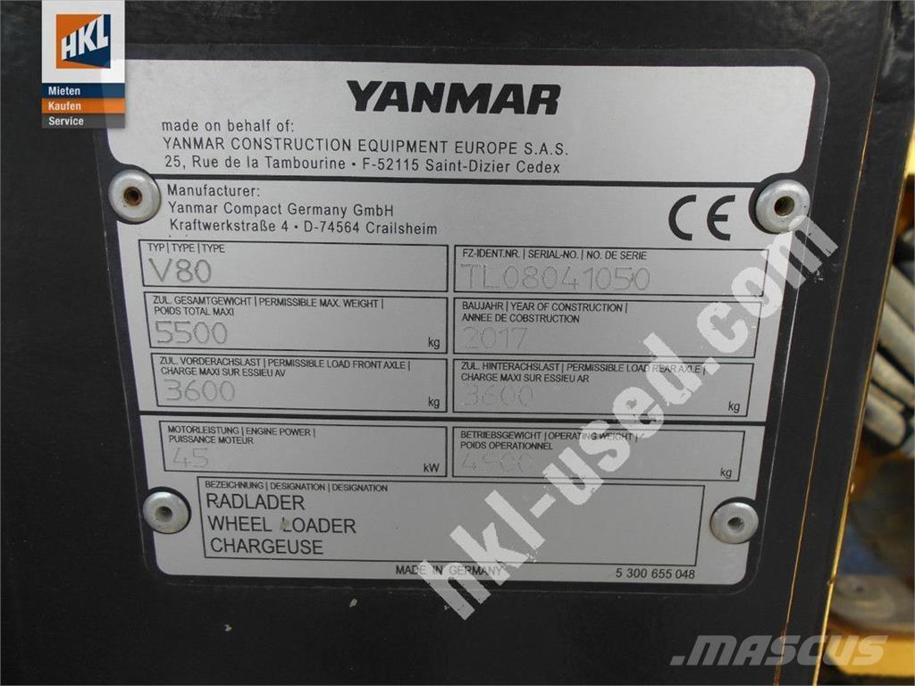 Yanmar V 80 Wheel loaders