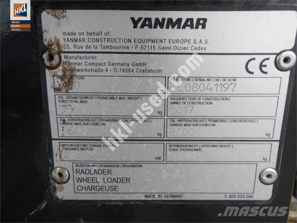Yanmar V 80 Wheel loaders