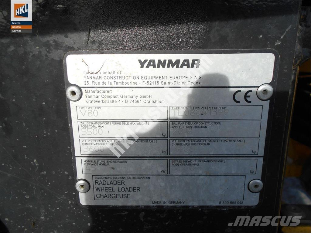 Yanmar V 80 Wheel loaders