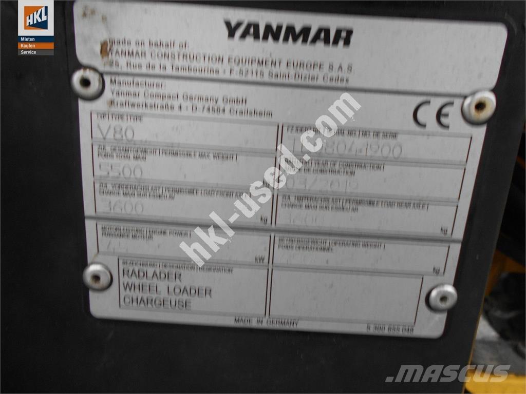 Yanmar V 80 Wheel loaders