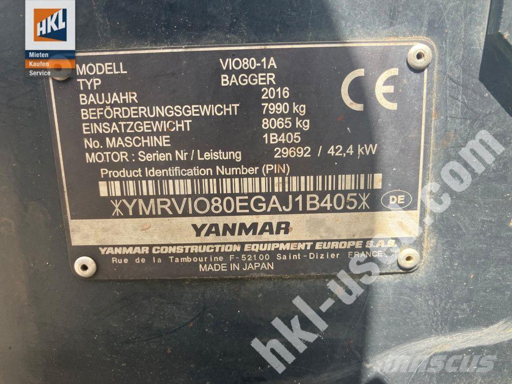 Yanmar VIO 80-1 Mini excavators < 7t (Mini diggers)