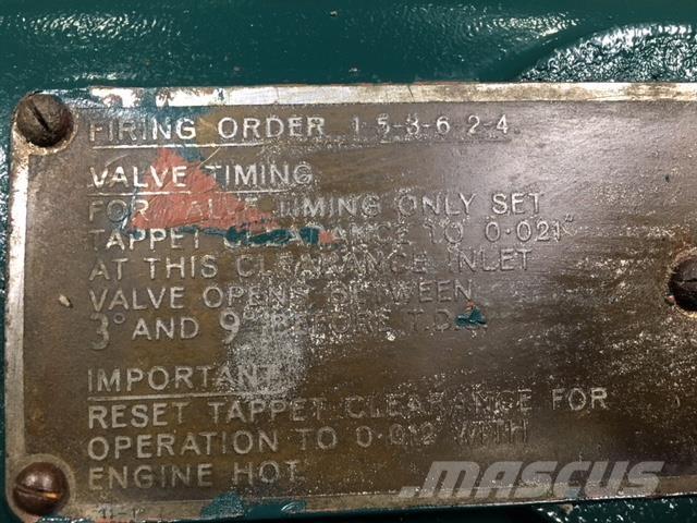  AEC 6 cyl. motor Engines