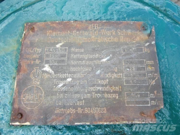  Capstan spil VEB 1AVSP3 Hoists, winches and material elevators