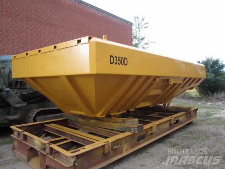 CAT D350D dumperkasse, brugt Site dumpers