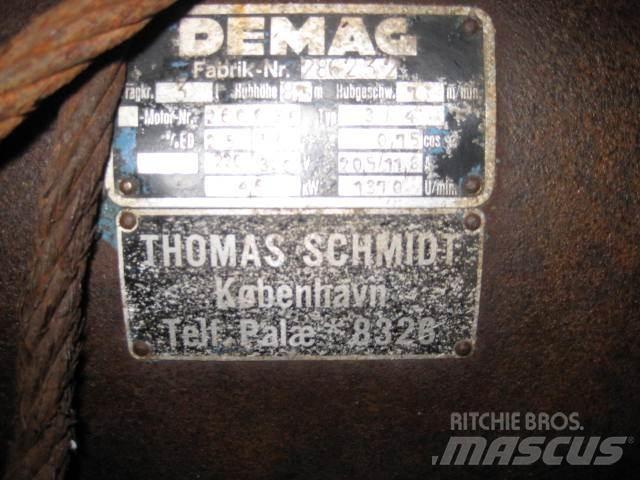 Demag spil 3 ton Hoists, winches and material elevators