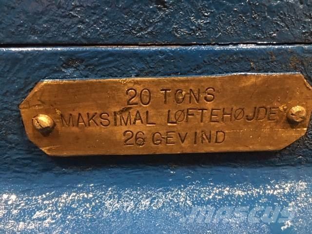  Donkraft, 20 ton mekanisk Other components
