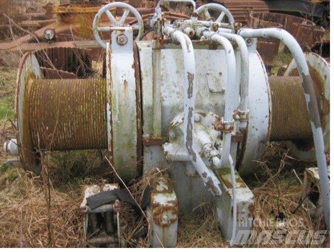  Double drum hydr. winch Hoists, winches and material elevators