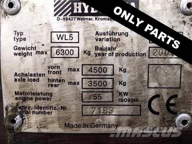 Hydrema WL550B til ophug Wheel loaders