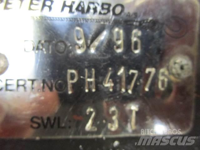  Kranblok ex. Poclain 2309 Crane parts and equipment