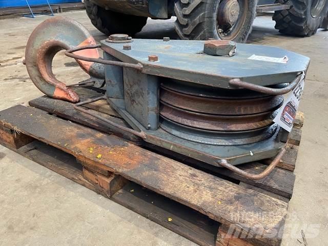  Krankrog med 3 wirehjul Crane parts and equipment