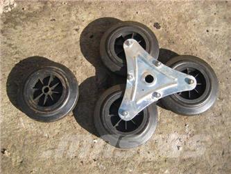  Plast/gummihjul - ca. 1000 stk. Tyres, wheels and rims