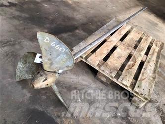  Propel, 3-bladet, bronze Work boats / barges