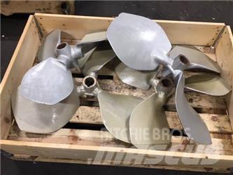  Propeller - 4 stk i alt Work boats / barges