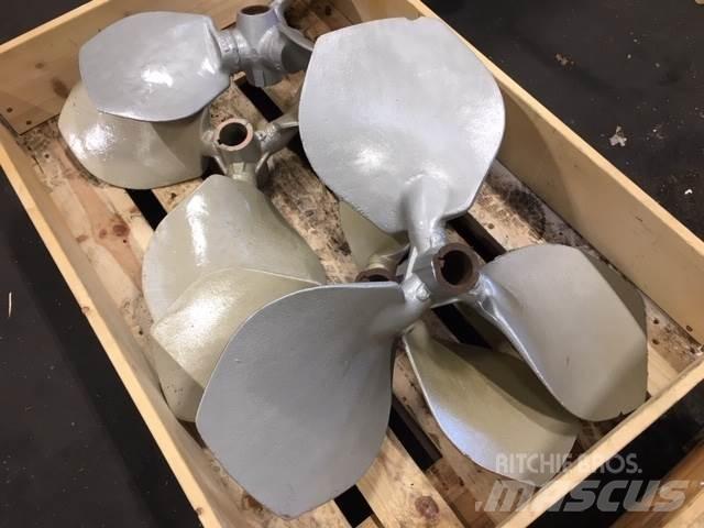  Propeller - 4 stk i alt Work boats / barges