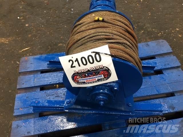  Spil, hydr. med wire Hoists, winches and material elevators