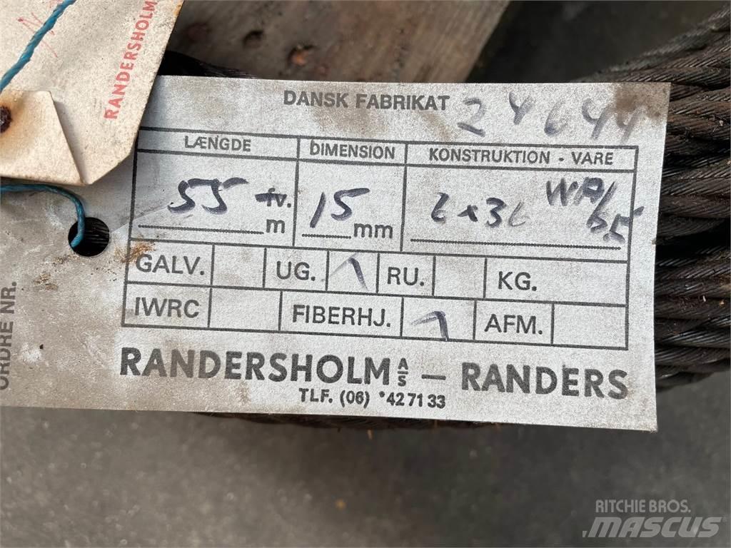  Stålwire Ø15 mm Crane parts and equipment