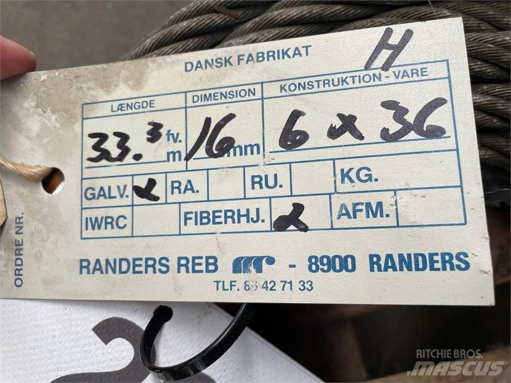  Stålwire Ø16 mm Crane parts and equipment
