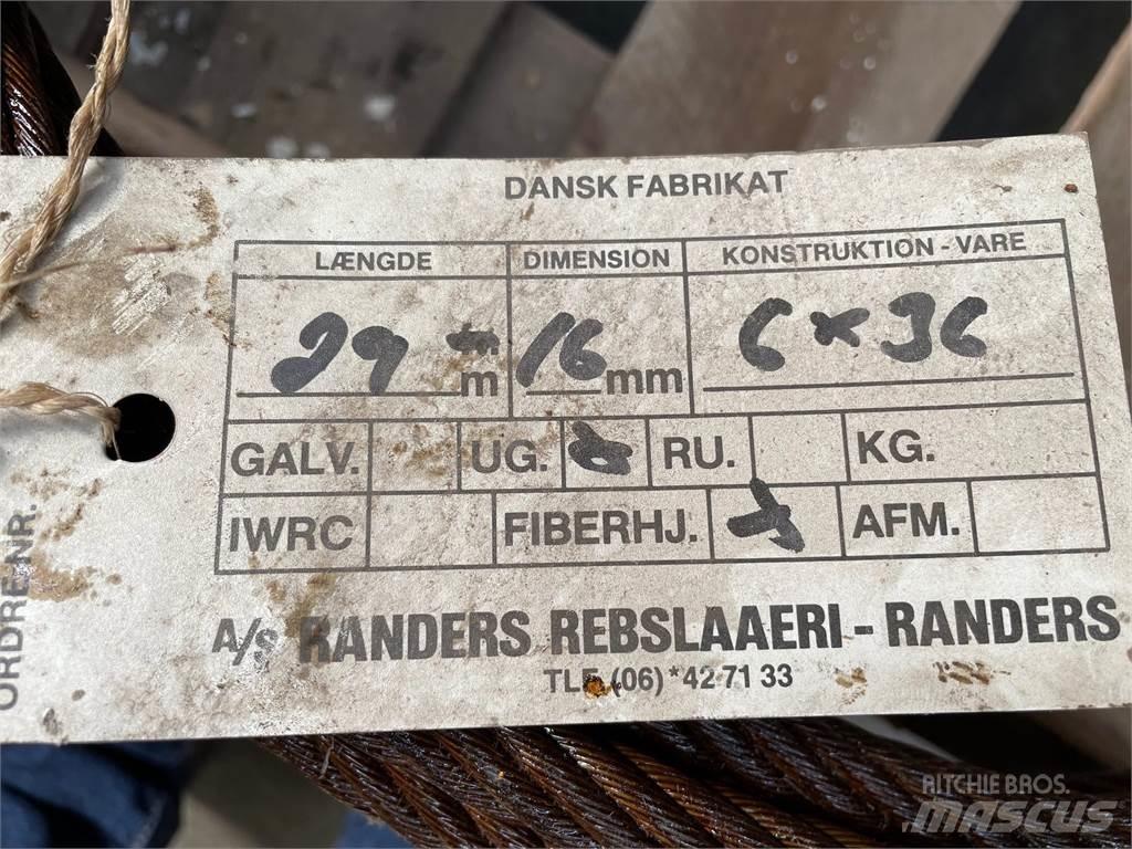  Stålwire Ø16 mm Crane parts and equipment