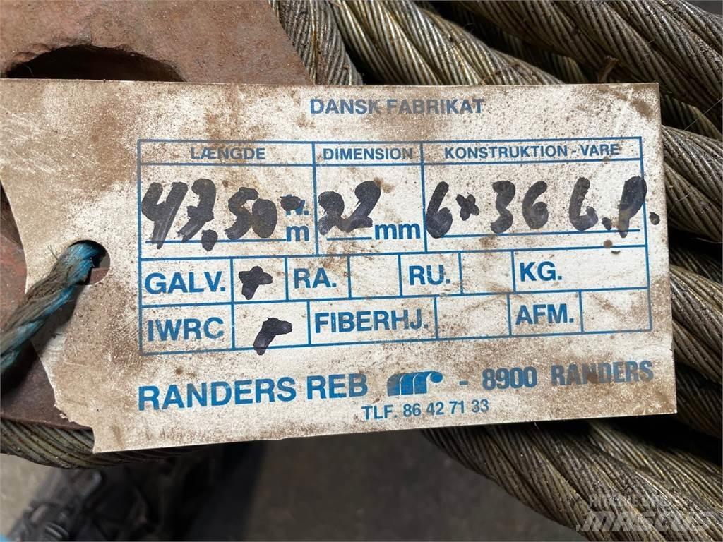  Stålwire Ø22 mm Crane parts and equipment