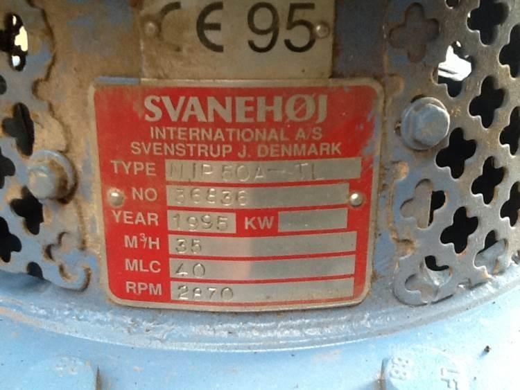  Svanehøj NP 50A-TL pumpe Waterpumps