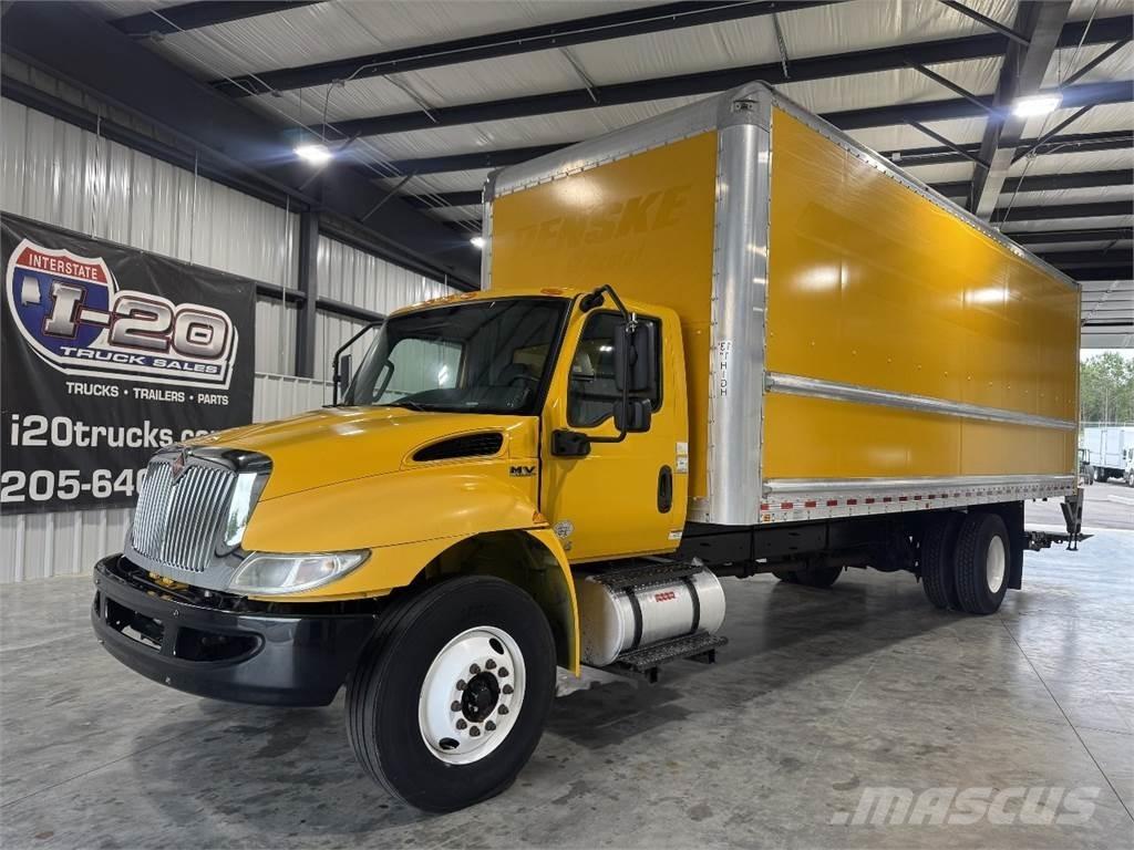 International MV Box body trucks