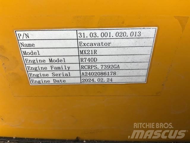 AGT MX21R Crawler excavators