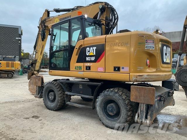 CAT M316F Wheeled excavators