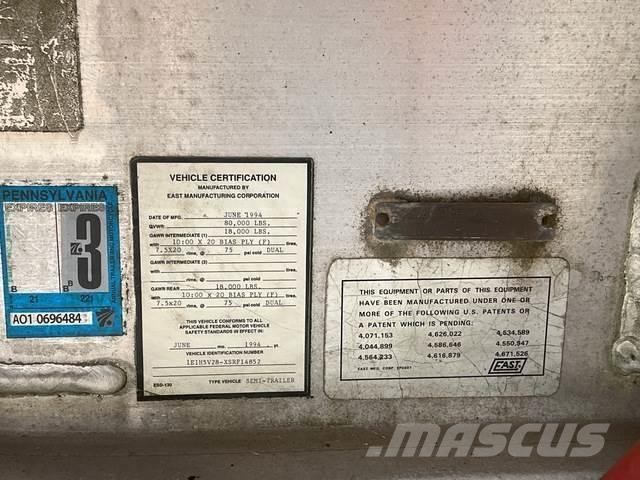 East Mfg other Flatbed/Dropside trailers