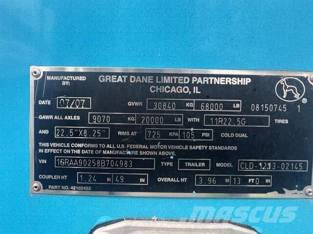 Great Dane  Box body trailers