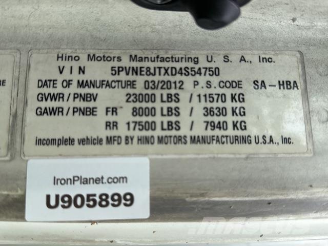 Hino 268 Box body trucks