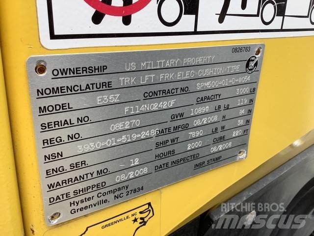 Hyster E35Z Electric forklift trucks