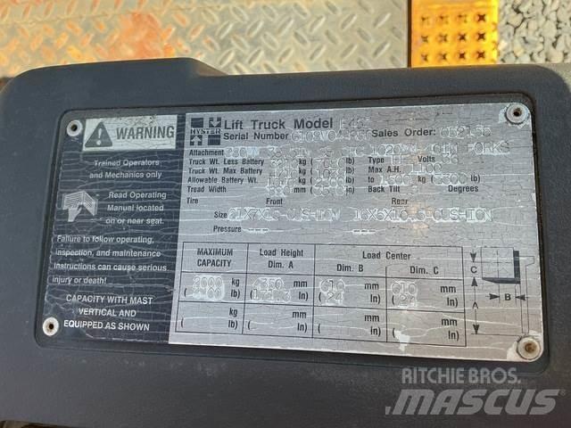 Hyster E45Z Electric forklift trucks