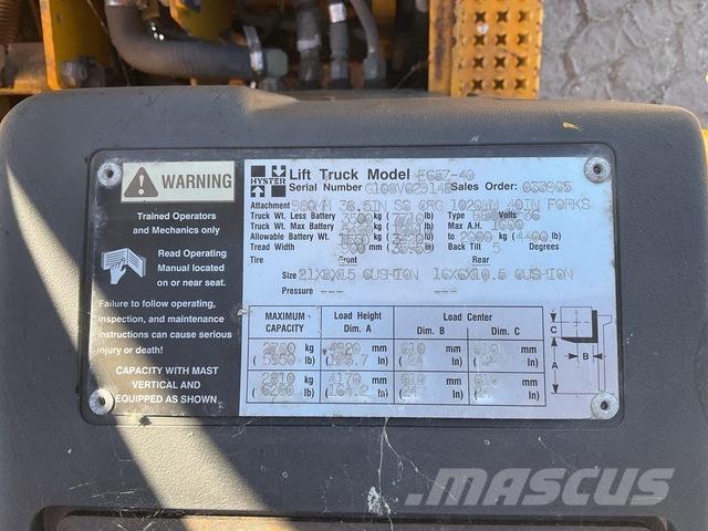 Hyster E65Z-40 Electric forklift trucks