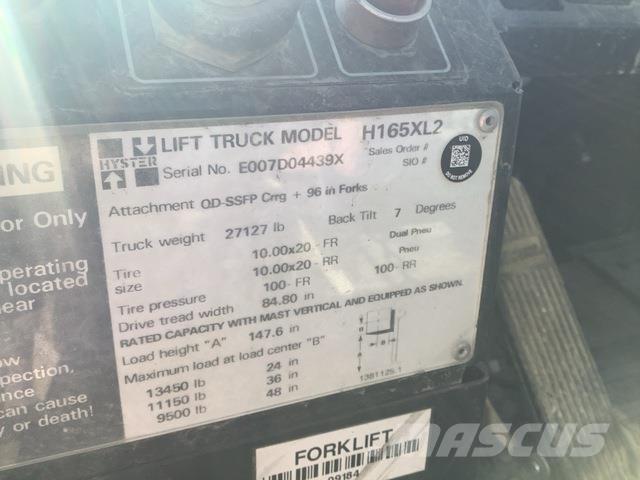 Hyster H165XL2 Forklift trucks - others