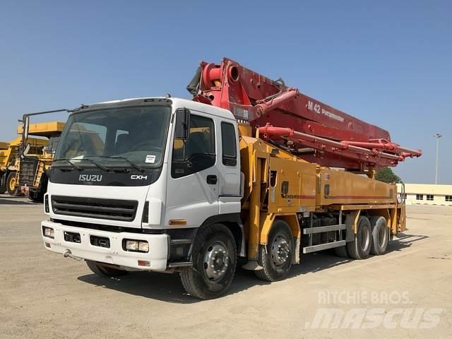 Isuzu CXH50T Concrete pump trucks