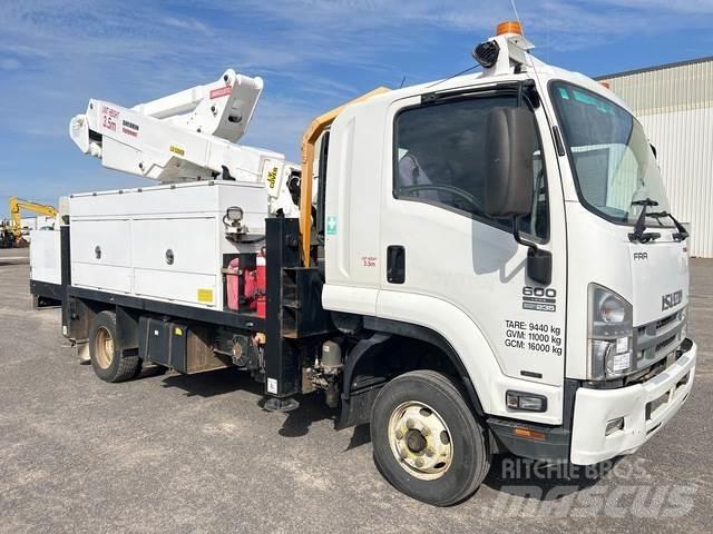 Isuzu FRR600 Truck & Van mounted aerial platforms