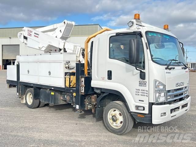 Isuzu FRR600 Truck & Van mounted aerial platforms