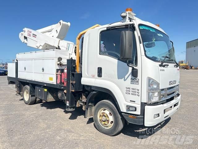Isuzu FRR600 Truck & Van mounted aerial platforms