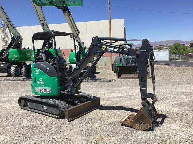John Deere 26G Crawler excavators