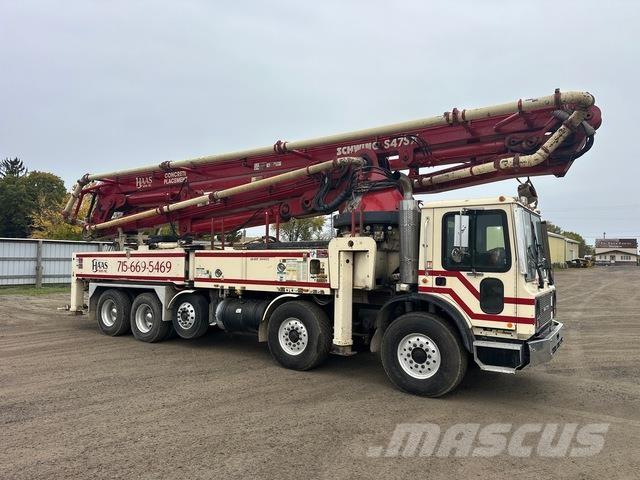 Mack S 45SX Concrete pump trucks