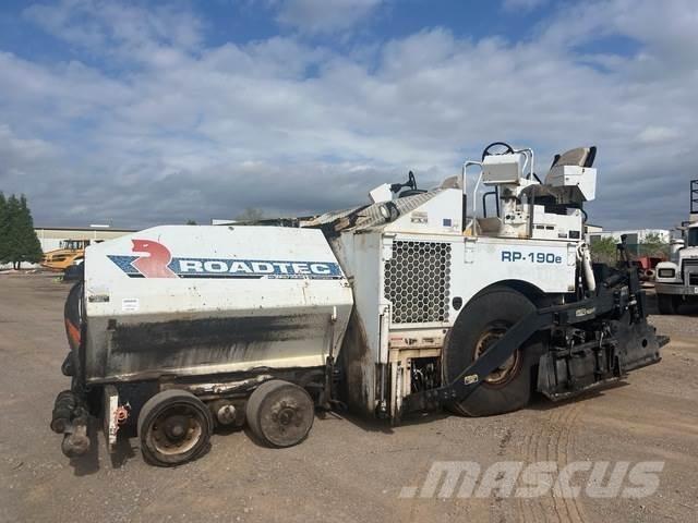 Roadtec RP190E Asphalt pavers