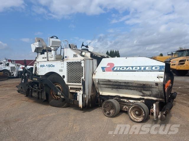 Roadtec RP190E Asphalt pavers